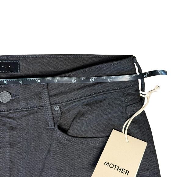 MOTHER Twister Sneak High-Rise Jeans – Pitch – Size 30 – NWT – Retail $238 - Picture 5 of 9